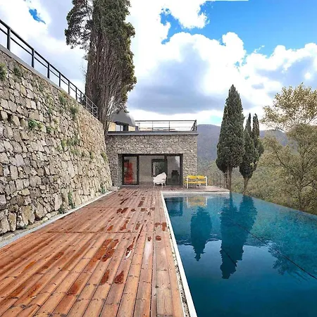 Luxury Minimalist Pool Seaview Liguria Villa *
