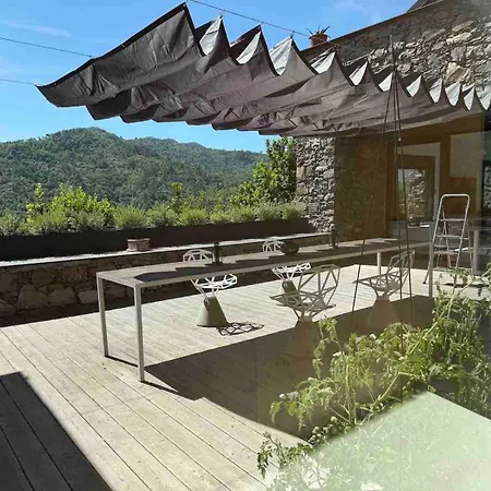 Luxury Minimalist Pool Seaview Liguria Castiglione Chiavarese