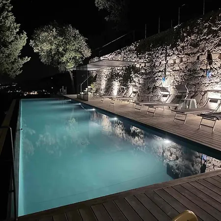 Villa Luxury Minimalist Pool Seaview Liguria Castiglione Chiavarese