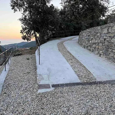 Luxury Minimalist Pool Seaview Liguria Villa *