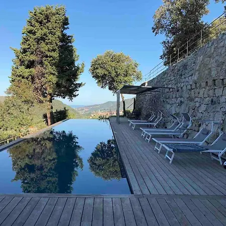Luxury Minimalist Pool Seaview Liguria * Castiglione Chiavarese